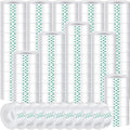 Pasimy 96 Rolls Clear Tape Bulk Strong Sticky Transparent Tape Refills for Dispenser, Office, Home, School, Wall, Carpet, 3/4 x 1000 Inches(Green)