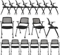 VACYOVKE 20 Pack Folding Chairs Capacity Portable Nesting Commercial Seat for School Events Office Picnic Kitchen Conference Waiting Training Room