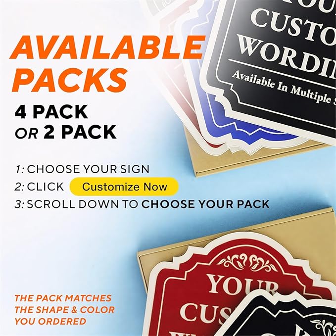 Custom Decorative Outdoor Metal Sign - Personalized Aluminum Driveway Sign, Waterproof, Made In USA - Design 3 Black Charcoal 24x18 In