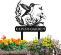 Personalized Garden Signs | Custom Bird Garden Stake Metal Sign | Metal Signs Customized | Garden Signs Decorative Outdoor | Garden Art Gifts | Customized Metal Yard Sign Stakes