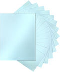 Silunkia 28 Sheets Blue Shimmer Cardstock 8.5 x 11 Premium Paper, 250gsm/92lb Heavyweight Craft Paper Card Stock for Making Cards, Greeting Cards, Office Printing, Scrapbooking, Invitations