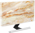 Baocicco Abstract Waterproof TV Screen Cover with Marble Design Aesthetic Television Covers for Xmas Decoration Anti-Static Dustproof Protective Cover for LED LCD OLED TVs 65 Inch