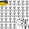 VNDUEEY 40Pcs Fridge Magnet, Refrigerator Magnets Adults, Small Strong Magnets for Whiteboard, Decorative Magnets for Kitchen, Office, School, Locker, Map, Cruise