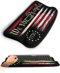 KUOSGM Ergonomic Wave Wrist Rest with Keyboard Stand, Cushioned Palm Rest, Comfortable Integrated Memory Foam for Natural Typing and Relieve Wrist Pain, US Flag