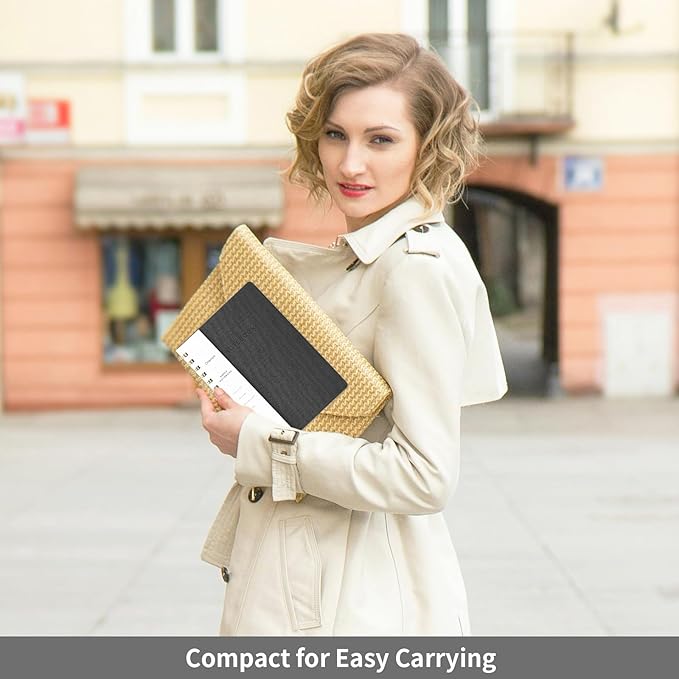 Spiral Notebook-5.75" x 8.125" College Ruled Journal with Inner Pockets and 160 Pages,PU Leather Cover Business Journal, Twin-Wire Binding Notebook Perfect for Office & Home School Supplies 3 pack Black