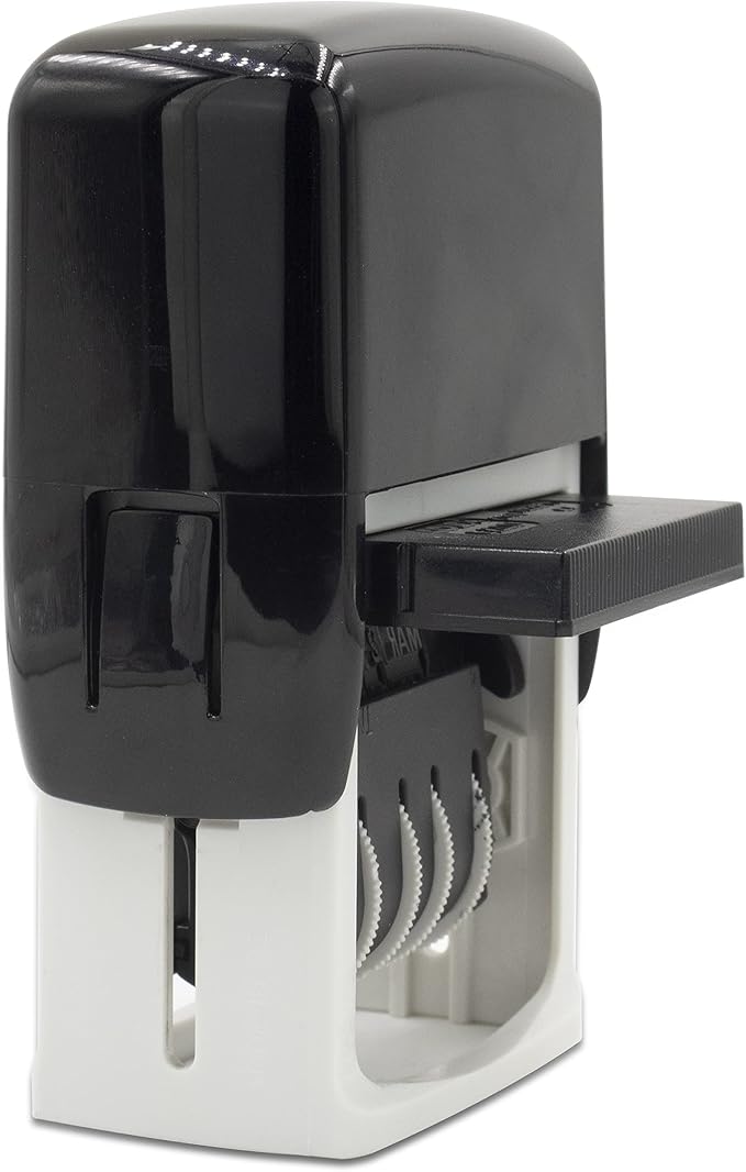 MaxMark Dater 4000 Self Inking Date Stamp - Blue