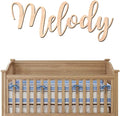 Personalized Wooden Name Sign for Nursery - Custom Name Signs for Kids Room, Personalized Nursery Name Sign - Perfect Room Decoration, Wall Name Decoration & Wedding signs, Family Name Signs (Single Name)