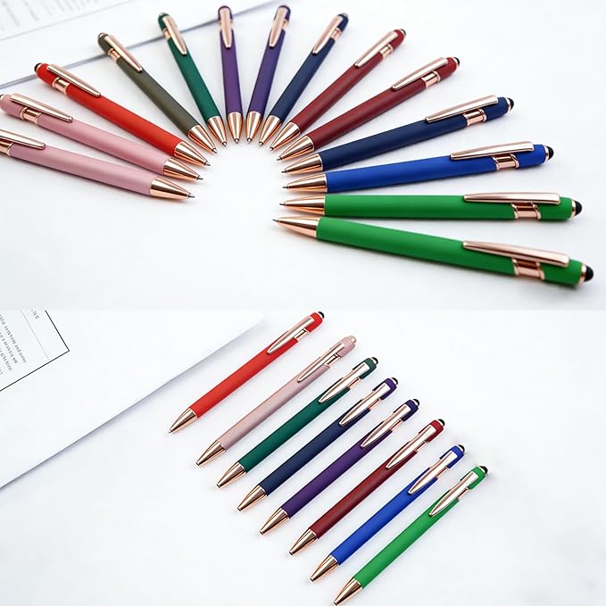 CRME 10pcs Nurse Pens Set Fancy Gift Pens with Inspirational Quotes Basics Office Supplies Party Favors for Women Holiday or Birthday for Nurse and Girl