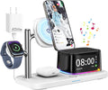 BLACKPAI 6-in-1 Wireless Charging Station for Multiple Apple Devices (White)