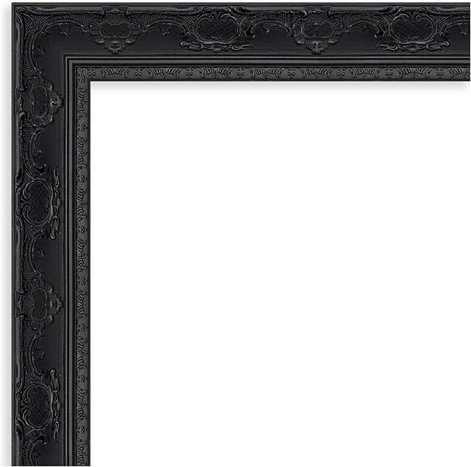 Amanti Art Black Framed Magnetic Board 28x40 Large Vision Board for use with Magnets, 100% Metal Sheet to Display Items as Office Decor or for Home Organization in mudroom, Kitchen or Kids Room