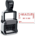Trodat 5430 Professional Self-Inking Date Stamp with E-MAILED - Red Ink