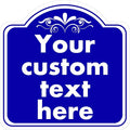 Custom Sign, Custom Indoor/Outdoor Decorative Sign，Aluminum Weatherproof Metal Sign Multiple Sizes, Customize for Office, Business, Workplace, office, Home, Delivery Signs