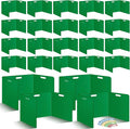 24Pack Desk Dividers for Students 14 × 17.5 × 14 Inch Plastic Durable and Waterproof Black Privacy Folders Shields Test Dividers with Classroom Privacy Boards for School Study Supplies (24PCS Green)
