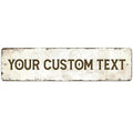 Rustic Custom Sign, Personalized Metal Signs, Gift for Him Men Dad, Man Cave, Indoor and Outdoor Use 3x12 Inches, ACM, Fade Resistant, Made in USA by Sigo Signs