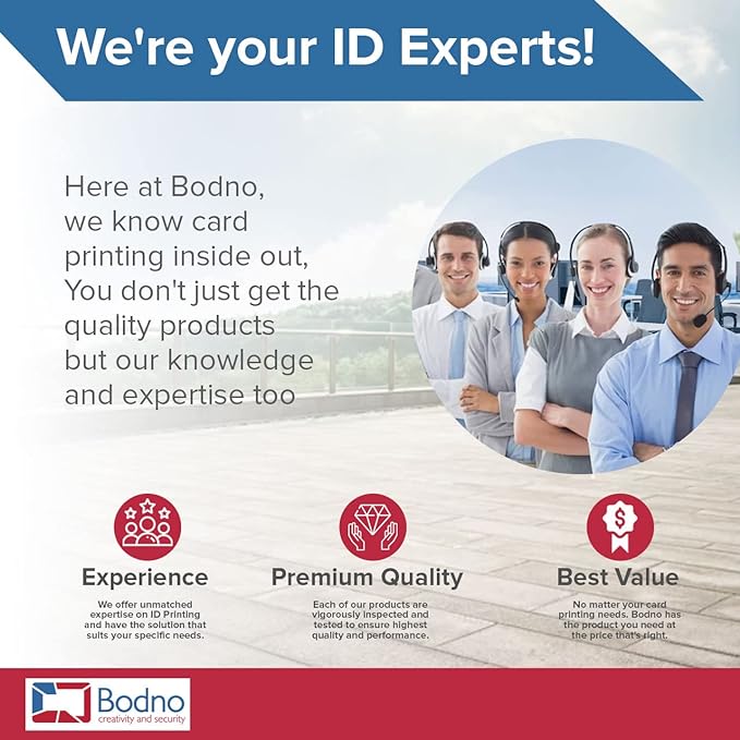 5000 Pack - Bodno Premium CR80 30 Mil Graphic Quality PVC Cards