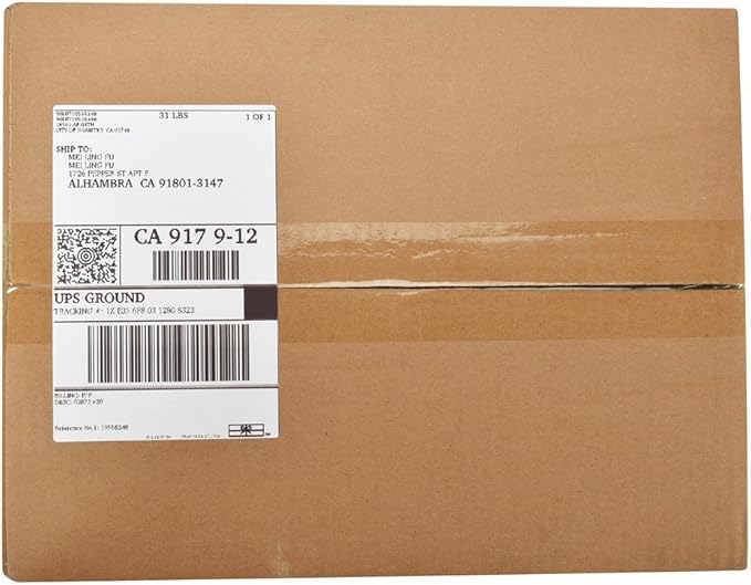 MFLABEL 4x6 Thermal Shipping Labels - 500 Rolls of 250, Perforated & Smudge-Proof Direct Thermal Labels Compatible with Rollo, Zebra, Munbyn |for Amazon USPS UPS FedEx Shopify (Not for Dymo/Brother)