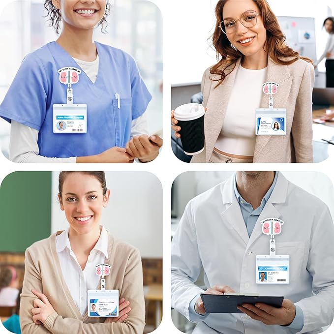 You Gotta Be Kidney Me Funny Nurse Badge Reel, Cute Anatomical Kidney Retractable ID Card Badge Holder, Name Tag Badge Buddy for RN LPN CNA Nurse Nursing Student Dialysis Tech Urologist Nephrologist