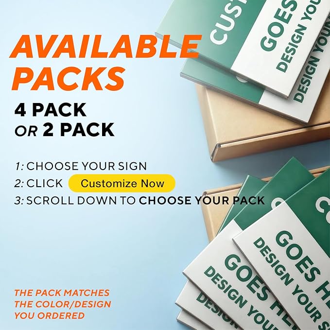 SPEEDYORDERS Custom Outdoor Metal Signs, Personalized Aluminum Signs, Customized Safety Signs, Metal Business Signs, Waterproof Outdoor Business Signs, White Aluminum (Green & White, 12x8 In)