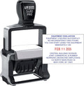 Mark 2000 5480 Professional Self Inking Date Stamp with Custom Text - Up to 10 Lines of Text