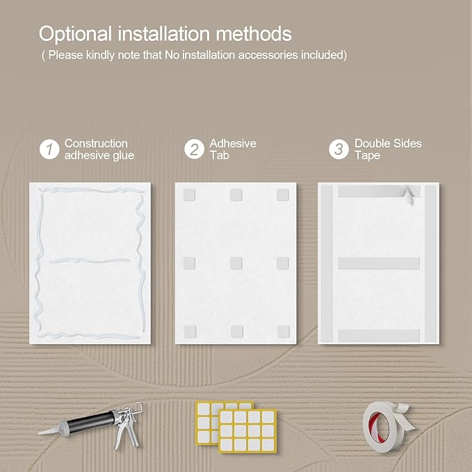UMIACOUSTICS 8 Pcs 0.7Inch Thick Art Acoustic Panels, Total 47.2” x 31.5” Decorative Sound Absorbing Art Panels, Acoustical Wall Panels for Home, Office, Hotel, Lakeland Blue-Ripple