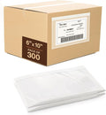 6x10 Packing Slip Pouches 300 Pack- Strong Adhesive Back for Secure Package Labelling, Protects Documents - Packing List Envelopes for Mailing and Packaging -WaterProof and Durable