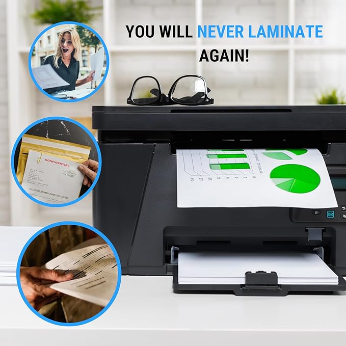 Terraslate Waterproof Paper - Hydronote 54lb Multipurpose Copy Paper 8.5” x 11”, Bulk White Paper, 2000 Sheets Inkjet Printer and Laser Printer Paper Compatible - Weather/Rain Proof, Durable