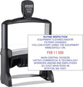 Mark 2000 54110 Professional Self Inking Date Stamp with Custom Text - Up to 12 Lines of Text