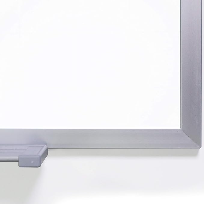 Ghent 4 x 5 Porcelain Magnetic Whiteboard, Aluminum Frame, 1 Marker, 1 Eraser, Made in the USA (M1-45-4)