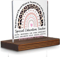 Special Education Teacher Gift Desk Sign Appreciation Plaque, Difference Maker Thank You Gift for SPED Teacher Graduation Birthday Office Classroom Decor PA093