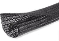 Moxita 25ft - 3/4 inch Cord Protector Cable Sleeve Split Wire Loom Tubing for Power Cord Audio USB Cable, Wire Cover Cable Management Sleeve for TV Computer, Cord Protectors from Pets Chewing, Black