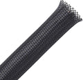 25ft - 1 inch PET Expandable Braided Sleeving – Black – Alex Tech Braided Cable Sleeve