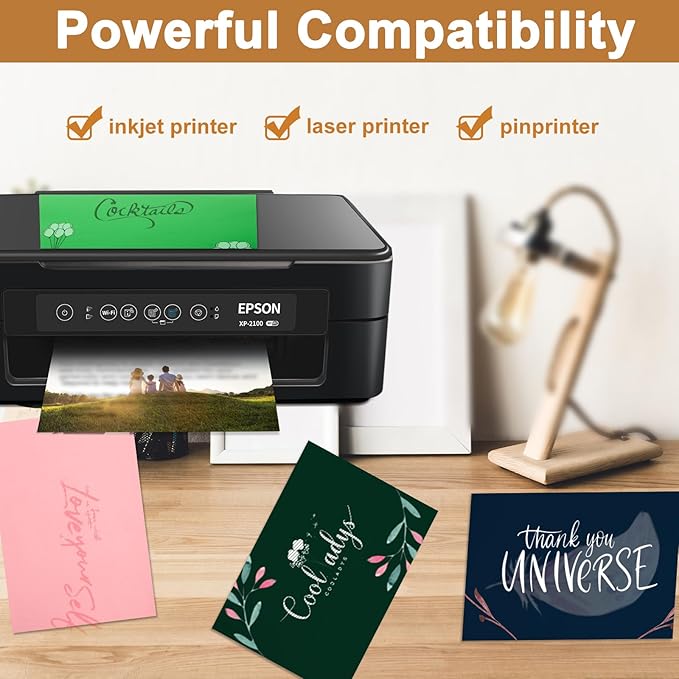 Silunkia 120 Sheets Dark Green Cardstock 8.5 x 11 Craft Paper, 250gsm/92lb Christmas Green Card stock Printer Paper for DIY Cards, Wedding, Invitations, Birthday, Scrapbooking