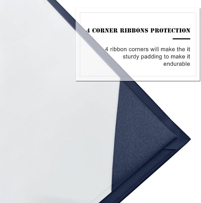 Diploma Cover 8.5” x11” Diploma Holder of Graduation Leatherette Padded Certificate（Tent Style),40-Pack