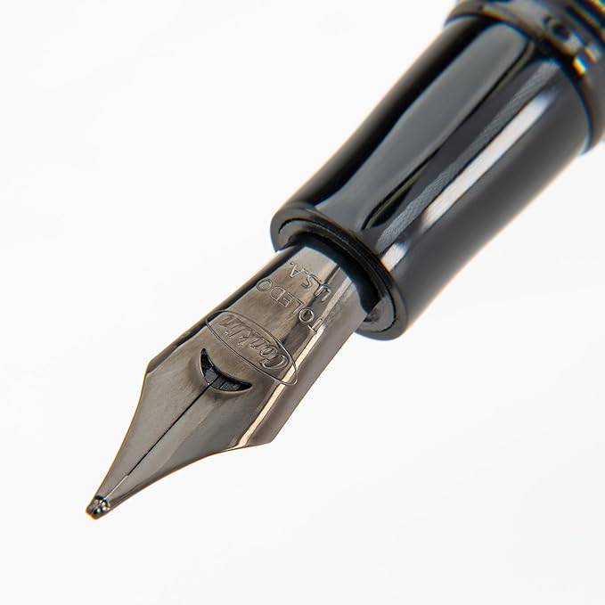Conklin All American Fountain Pen in Black – Medium Nib, Timeless Design & Premium Craftsmanship – Ideal Gift for Professionals & Collectors