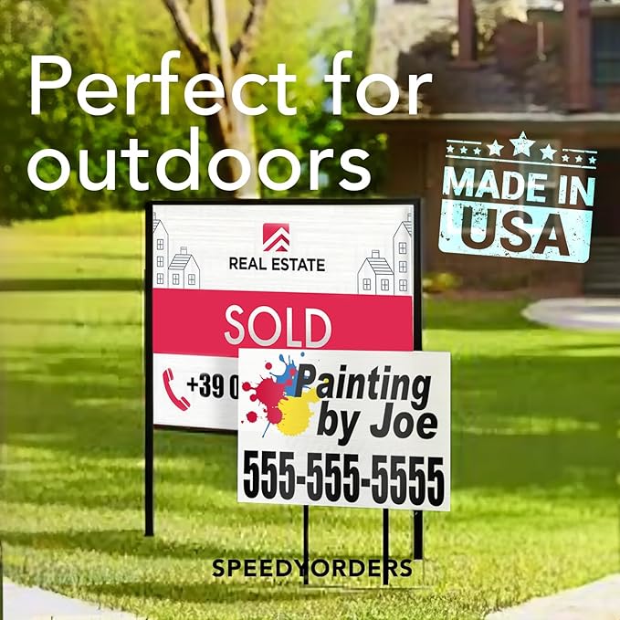Custom Metal Signs, Personalized Aluminum, Customized Safety, Business Signs, Waterproof Outdoor, White Aluminum (White, 42x28 In)
