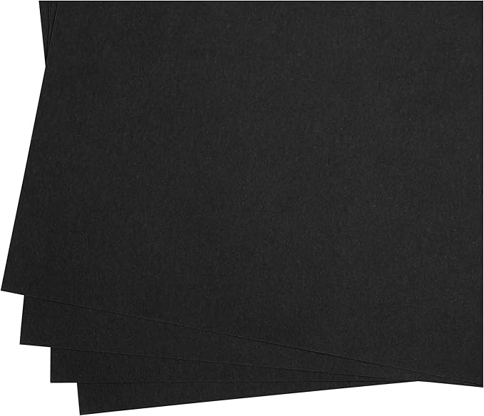 LUXPaper 8.5" x 11" Paper | Letter Size | Midnight Black | 28lb. (80lb. Text) | 50 Qty
