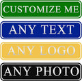 Custom Sign, Personalized Street Sign Metal with Your Text, Name, Logo, Photo for Office, Business, Workplace, Home, Cafe, Bar, Indoor, Outdoor