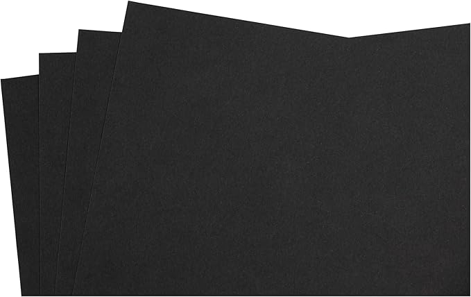 LUXPaper 8.5" x 11" Paper | Letter Size | Midnight Black | 28lb. (80lb. Text) | 50 Qty