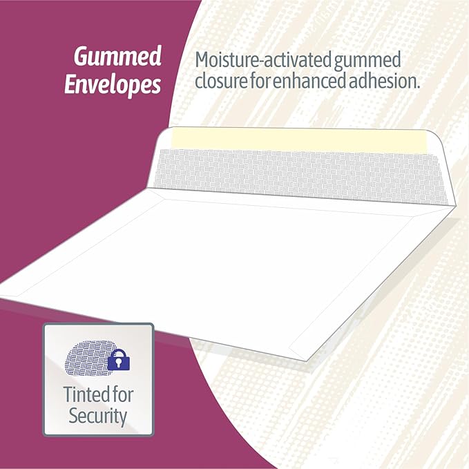NextDayLabels - W-2 Tax Forms Double Window Security Envelopes, (Pack of 500 Envelope)