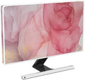 Baocicco Abstract Waterproof Television Cover with Pink Marble Design 75 Inch Full Body Cover for TV Screen Weatherproof Dust-Proof TV Screen Covers Sleeve Compatible with LED OLED Desktop