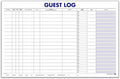 Guest Log Book for Automotive Dealerships – Customer Sign-in Tracking Log – 17" × 11" Visitor Registration Book – 100-Sheet Pad for Auto Service Centers, Repair Shops, Lead Management - 3 Pad