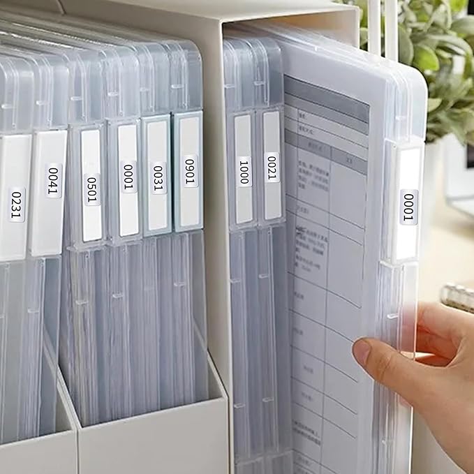 5001-6000 Consecutive Number Inventory Stickers Self Adhesive Waterproof Labels Office Warehouse Numbering Classification Black Printing on Silver Sticker 0.79 x 0.38 Inch