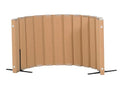 Children’s Factory 30" x 6' Quiet Divider With Sound Dampening Panels, Freestanding Room Divider Wall, Natural Tan