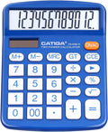 CATIGA Desktop Calculator 12 Digit with Large LCD Display and Sensitive Button, Solar and Battery Dual Power, Standard Function for Office, Home, School, CD-2786