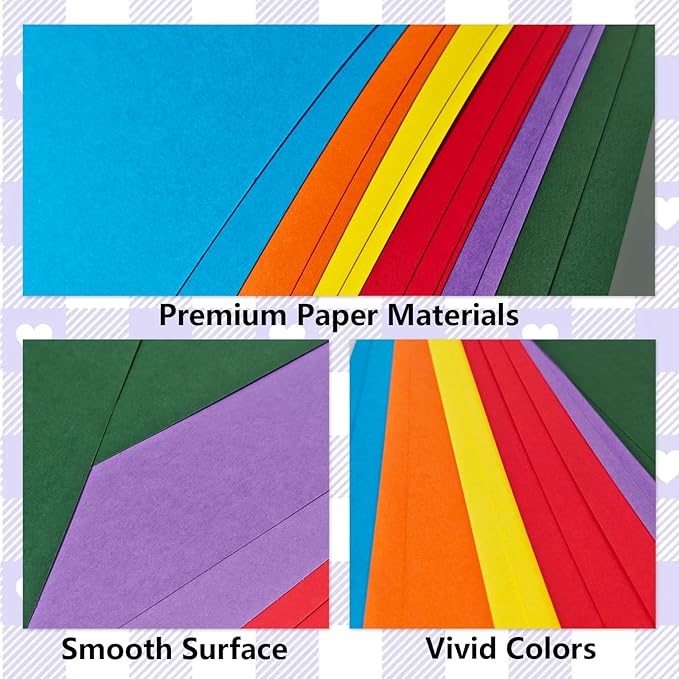 15 Sheets Black Cardstock 12"x12",250gsm/90lb Heavyweight Cardstock Paper, Thick and Smooth Card Stock Perfect for Card Making, Scrapbooking and Crafts