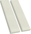 2 Pack 2" Thick Acoustic Panels, 47.24" X 11.81" Fiberglass Wall Panel, Acoustic Panels Sound Absorbing for Office, Studio, Home Theatre - Beige