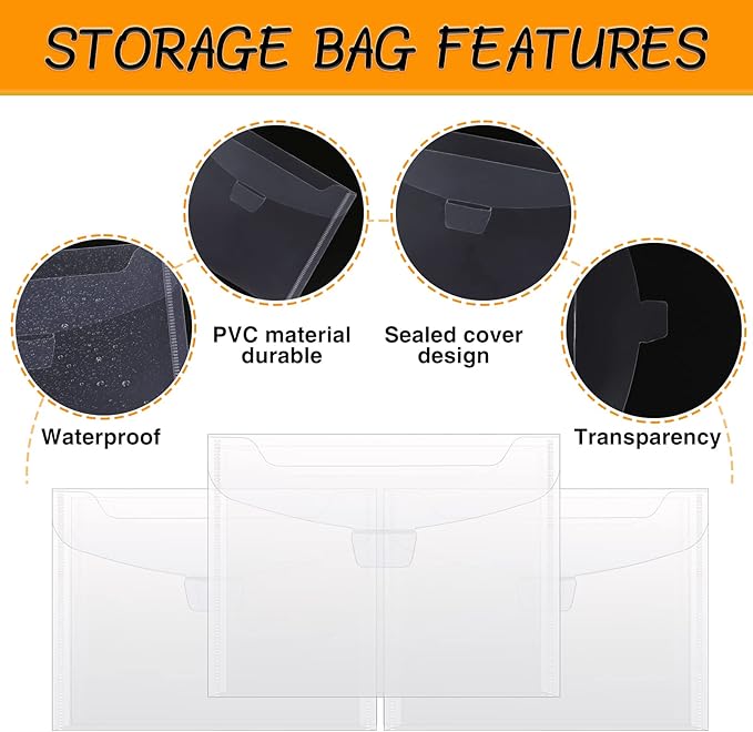 80 PCS Stamp and Die Storage Bag and Rubber Magnetic Sheets, Die Storage Set for Storage Die Cutting, DIY Scrapbooking