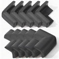 Qianyu 10 Pack Soft Sponge Table Corners Baby Proofing Edge and Corner Guards Adhesive Safety Foam Desk Furniture Corner Protectors Cover Bumpers for Kids Bed Table Cabinet Fireplace Stair