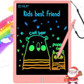 BUKEBU LCD Writing Tablet Doodle Board,10.5 inch Colorful Drawing Pad,Electronic Drawing Tablet, Drawing Pads,Travel Gifts for Kids Ages 3 4 5 6 7 8 Year Old Girls Boys (Pink)