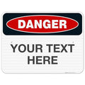 Custom Danger Sign, OSHA Sign, 18x24 Inches, 3M EGP Reflective .080 Aluminum, Fade Resistant, Indoor/Outdoor Use, Made in USA